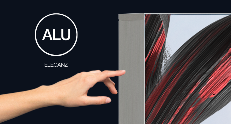 Textil- Spannrahmen Pressewand - Digitale Werbedisplays - Modulare Displays® - München