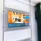 Digitale Werbedisplays für Schaufenstern - Kit 3x 15", 1000 cd/m²