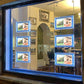 Digitale Werbedisplays für Schaufenstern - Kit 3x 15", 1000 cd/m²