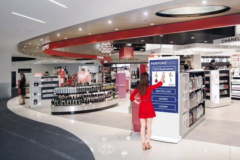 Digitale Infostele Retail Interaktiv – Modulare Displays®