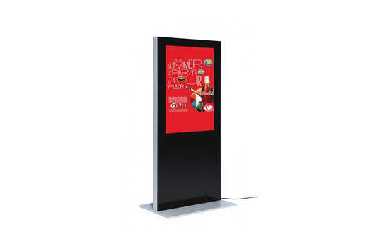 Digital Signage Stele mit 43" oder 55" Werbebildschirm