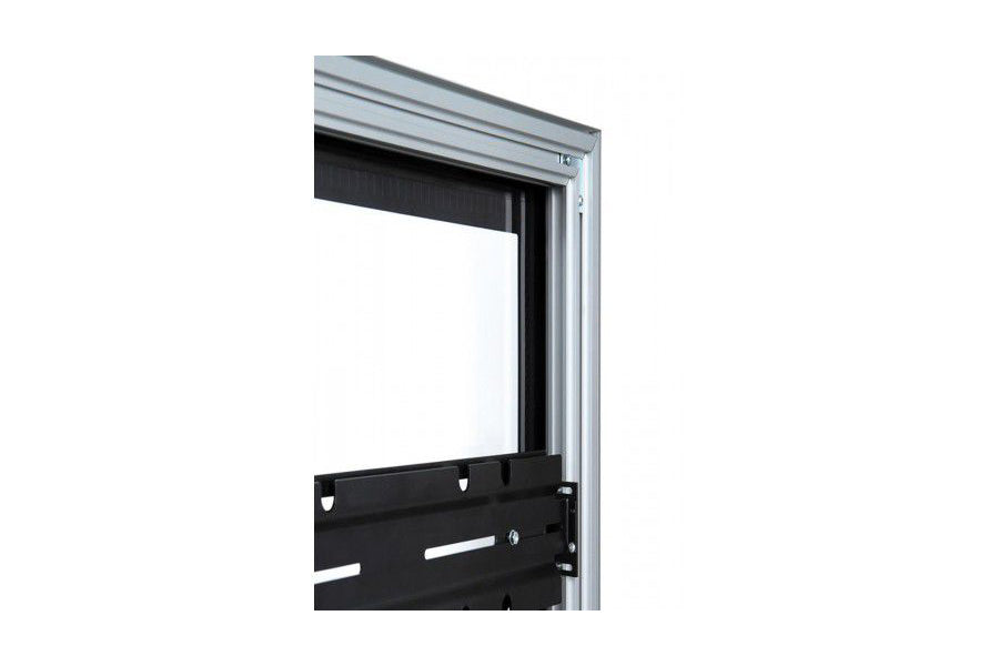 Digital Signage Stele mit 43" oder 55" Werbebildschirm