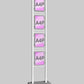 Freistendes LED Acryl- Werbetafel Schaufensterdisplay