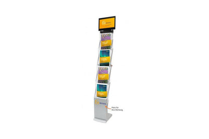 Falt - Prospektständer mit Monitor 13,3" - Digitale Werbedisplays - Modulare Displays® - München
