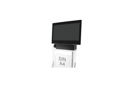 Falt - Prospektständer mit Monitor 13,3" - Digitale Werbedisplays - Modulare Displays® - München