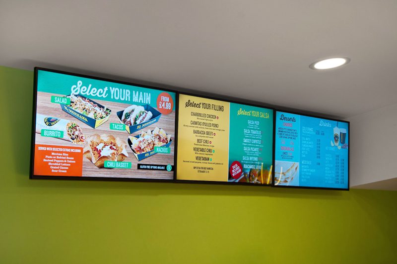 High Vibrance Android Werbedisplays - Digitale Werbedisplays - Modulare Displays® - München