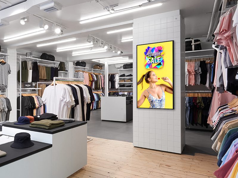 High Vibrance Android Werbedisplays - Digitale Werbedisplays - Modulare Displays® - München