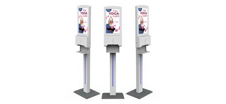 Desinfektionmittelspender mit Android- Bildschirm 22"