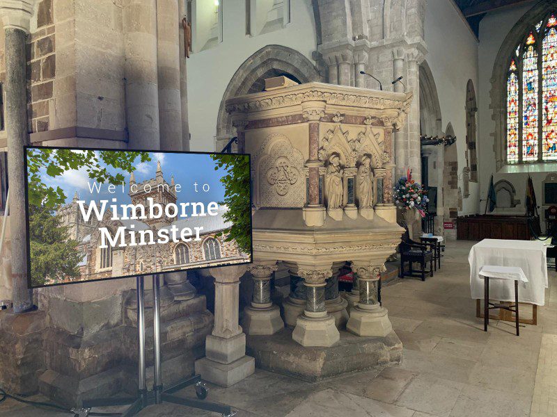 4K Großformat Digitale Werbedisplays mit 65", 75" oder 86"