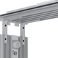 LED Messetheke 100x104x40 cm