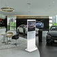 Digitale Info- Stele mit Android Media- Player. 50 und 55 Zoll Werbemonitor "SLIM-Line"