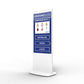 Digitale Info- Stele mit Multi-Touchscreen und Android Media Player, in Weiß oder Schwarz mieten