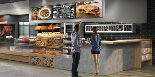 Samsung Menüboard Komplettset Gastronomie München – Modulare Displays®