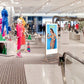 Digital Signage mit 43 Zoll oder 55 Zoll, doppelseitig und SuperSlim mieten