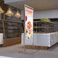 Digital Signage mit 43 Zoll oder 55 Zoll, doppelseitig und SuperSlim mieten