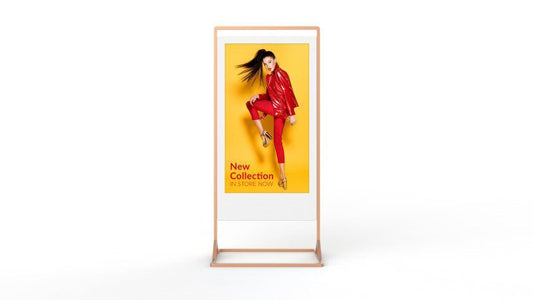 Digital Signage mit 43 Zoll oder 55 Zoll, doppelseitig und SuperSlim mieten