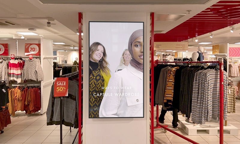 Digitaler Werbebildschirm in verschiedenen Größen 32 bis 86" - Digitale Werbedisplays - Modulare Displays® - München