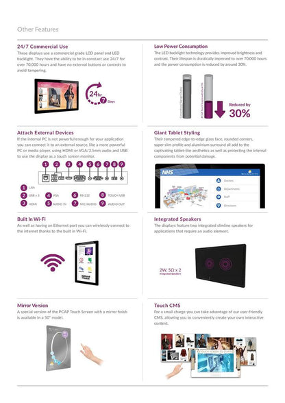 Werbebildschirm Wandhalterung München – Modulare Displays®