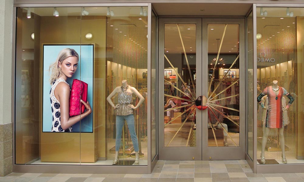 Professioneller Digitaler Werbemonitor mit höher Helligkeit - 1500cd/m² - Digitale Werbedisplays - Modulare Displays® - München